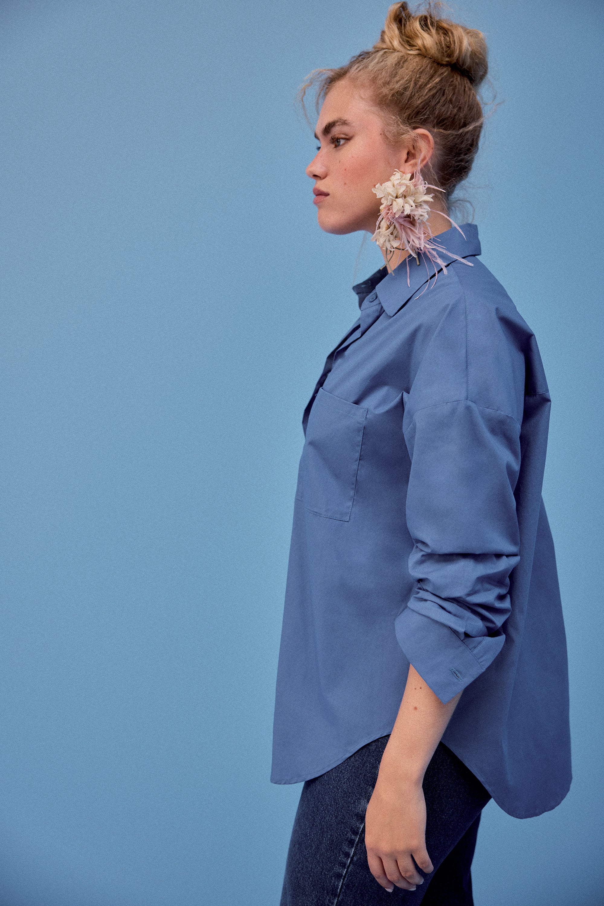 CHEMISE OMER BLEU CERULEEN - Image 3