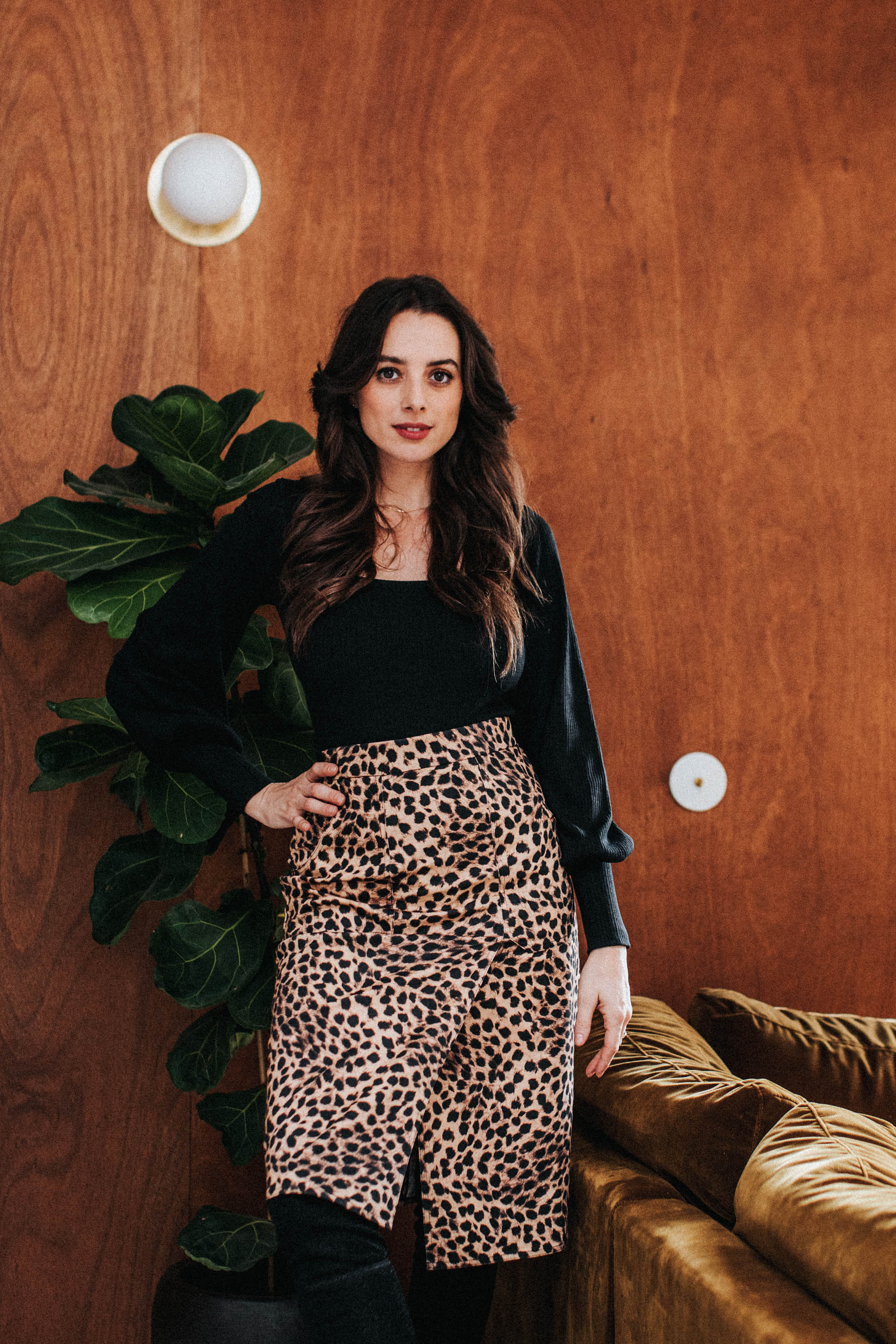 JUPE ANAELLE LEOPARD - Image 12