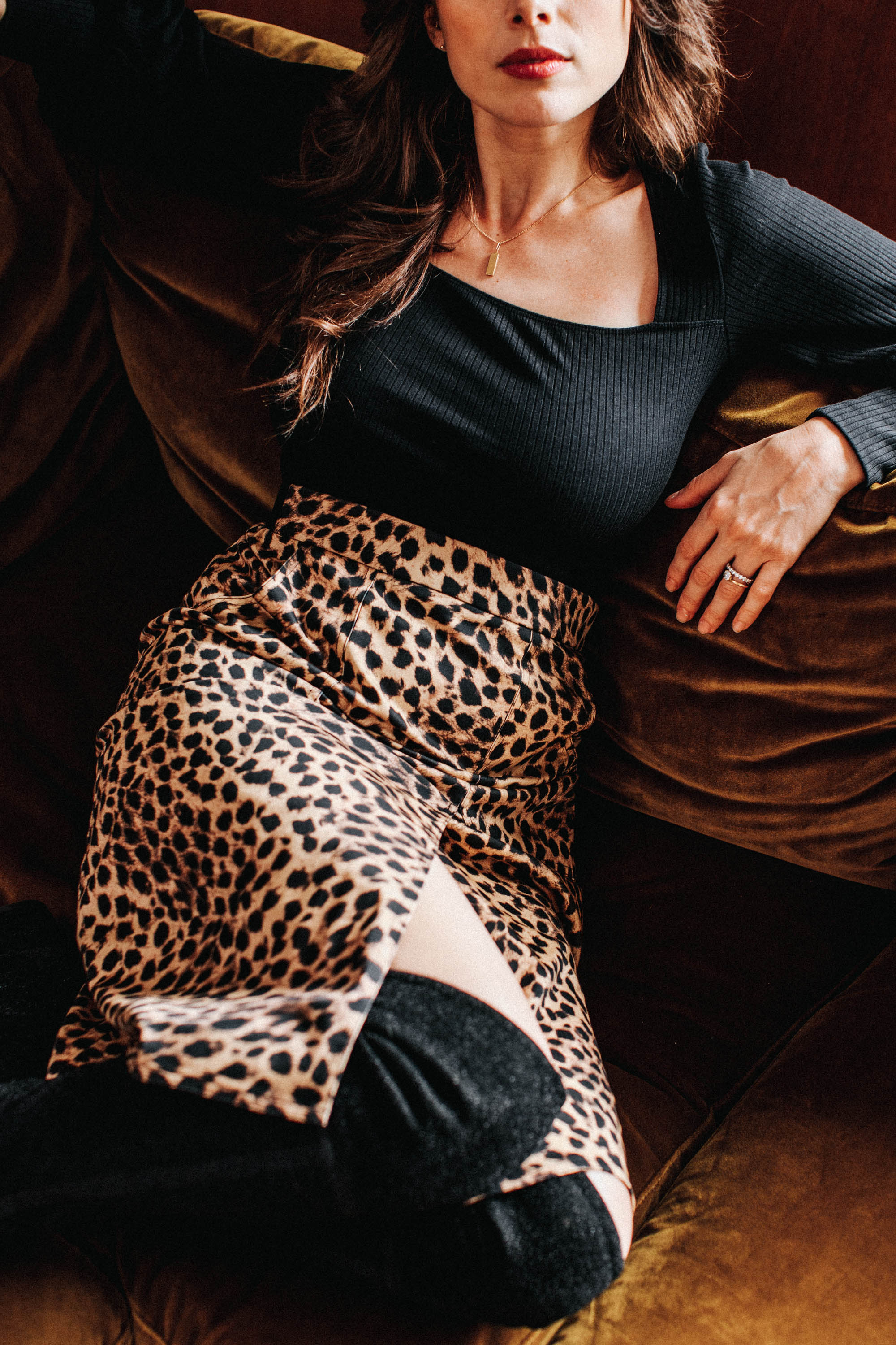 JUPE ANAELLE LEOPARD - Image 13