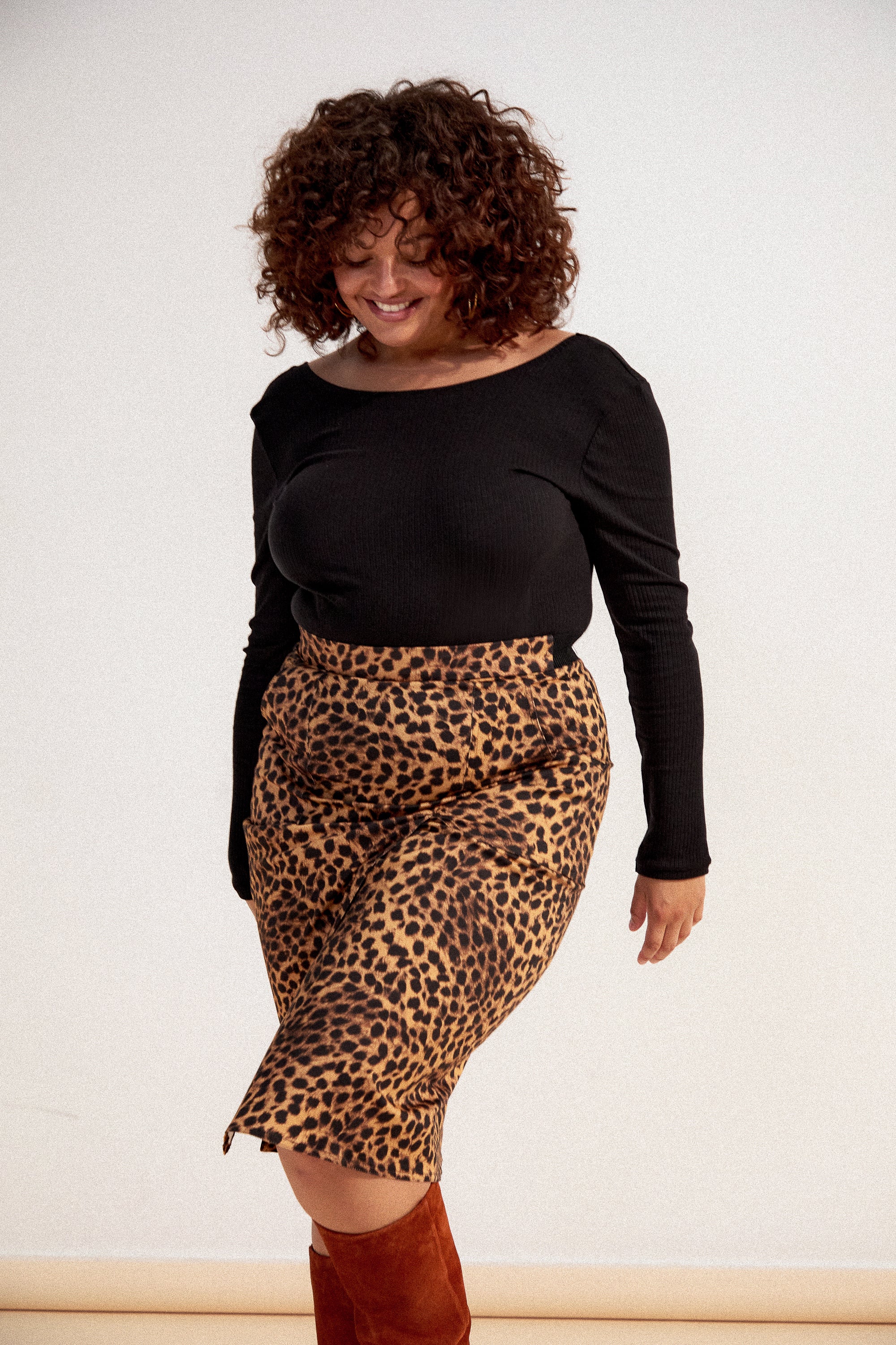 JUPE ANAELLE LEOPARD - Image 6