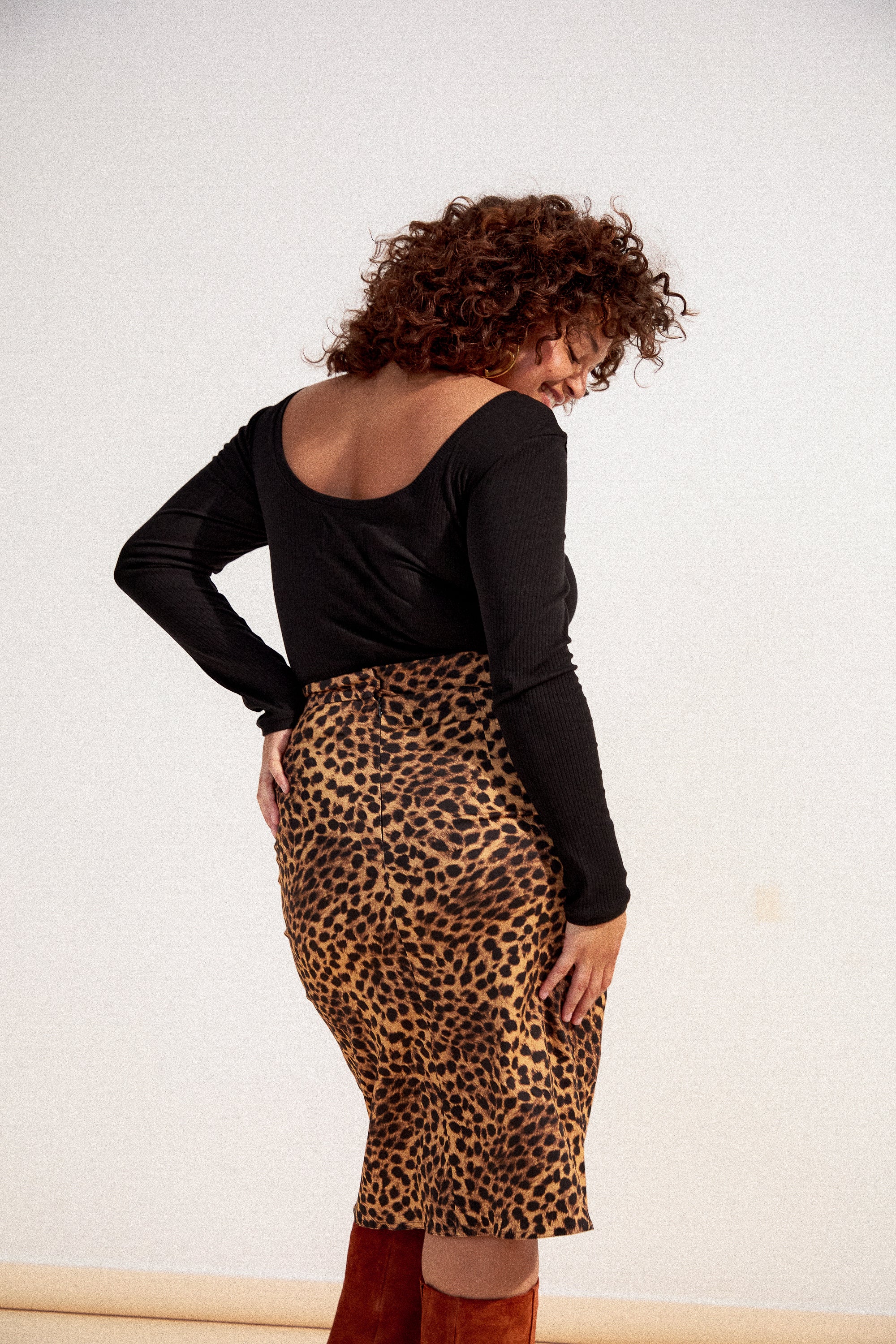 JUPE ANAELLE LEOPARD - Image 7