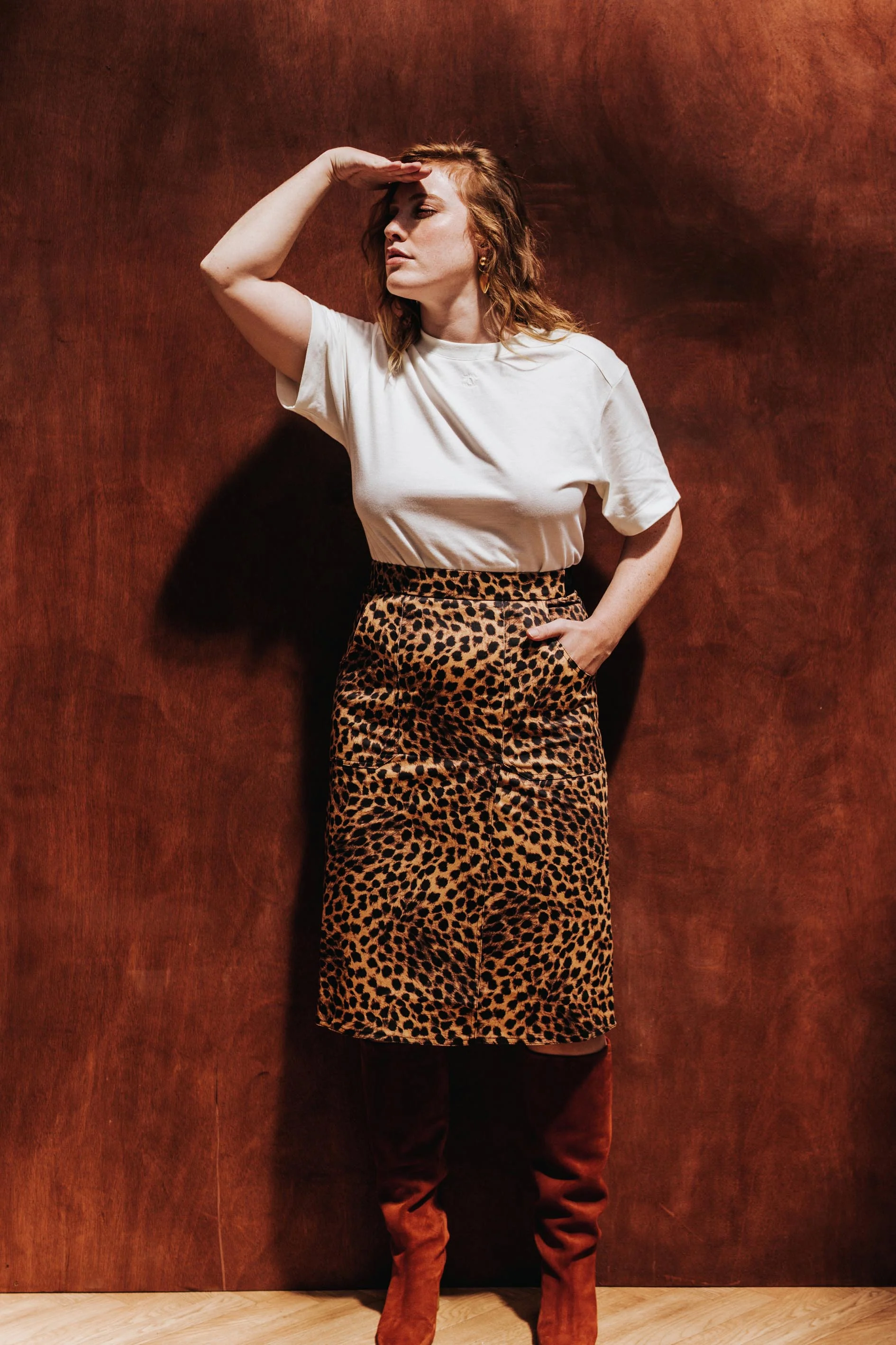 JUPE ANAELLE LEOPARD - Image 9