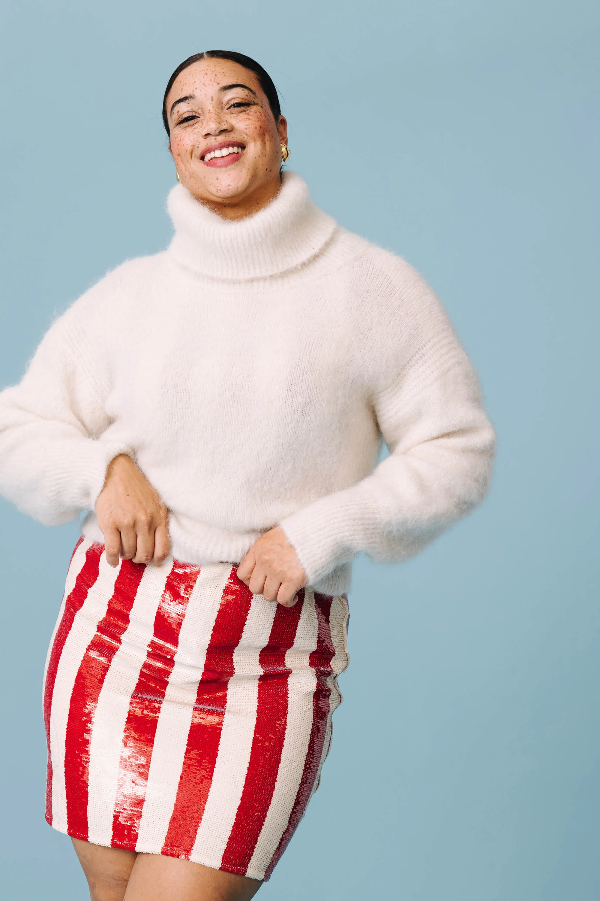 JUPE NICKY RAYURES SEQUIN - Image 5