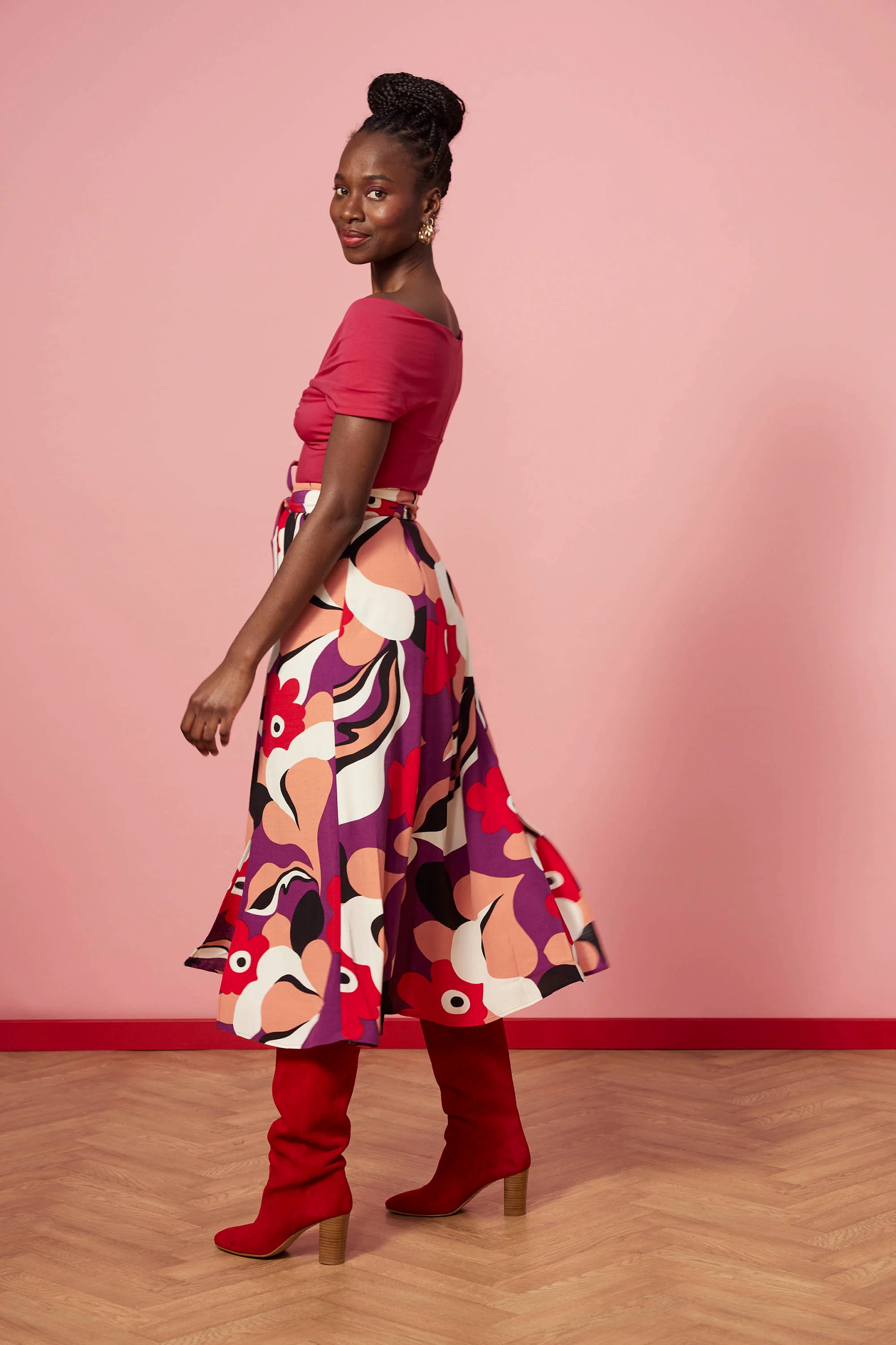 JUPE SAMANTHA BIG POPPY - Image 3