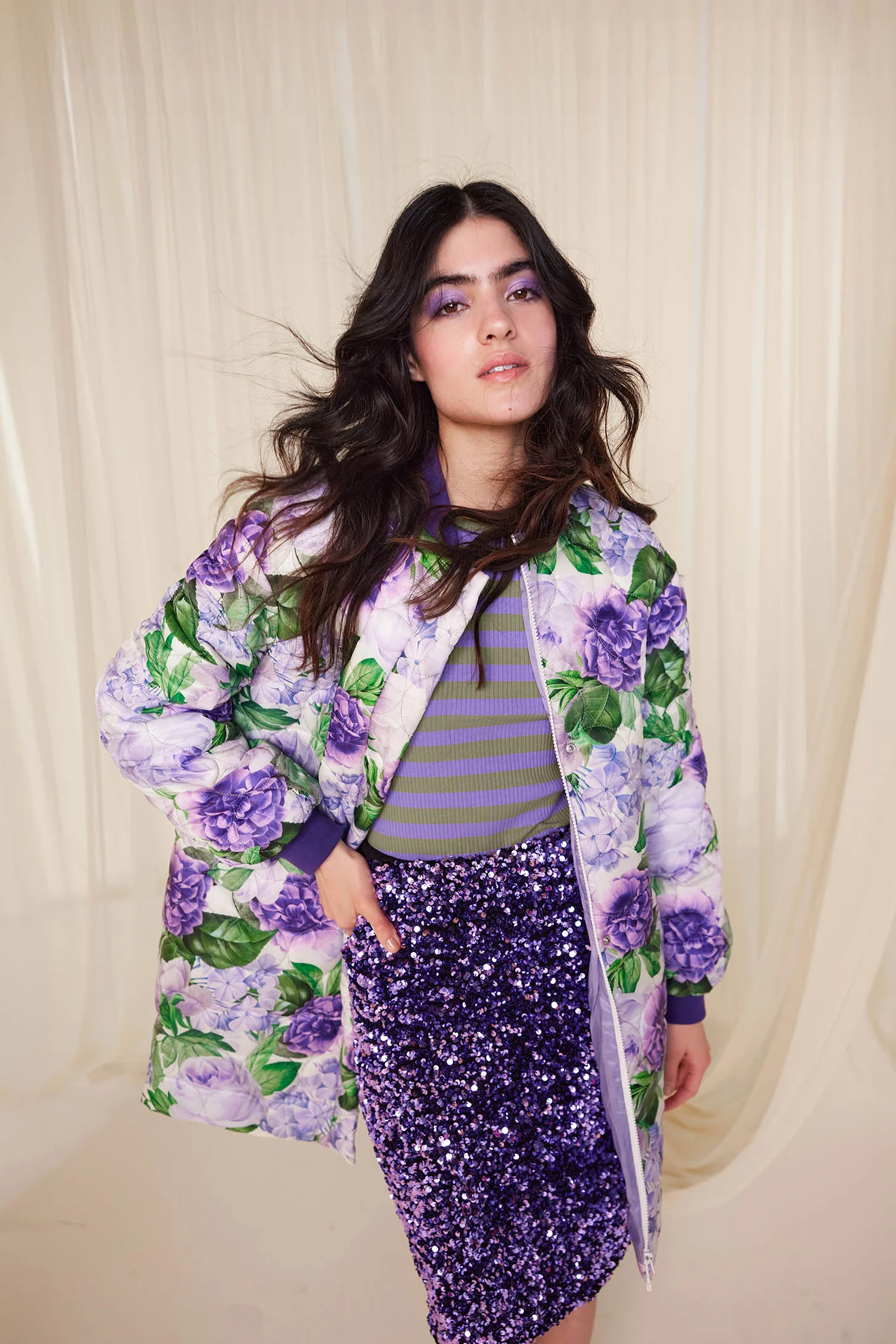 MANTEAU NINE FLEURS 90'S - Image 4