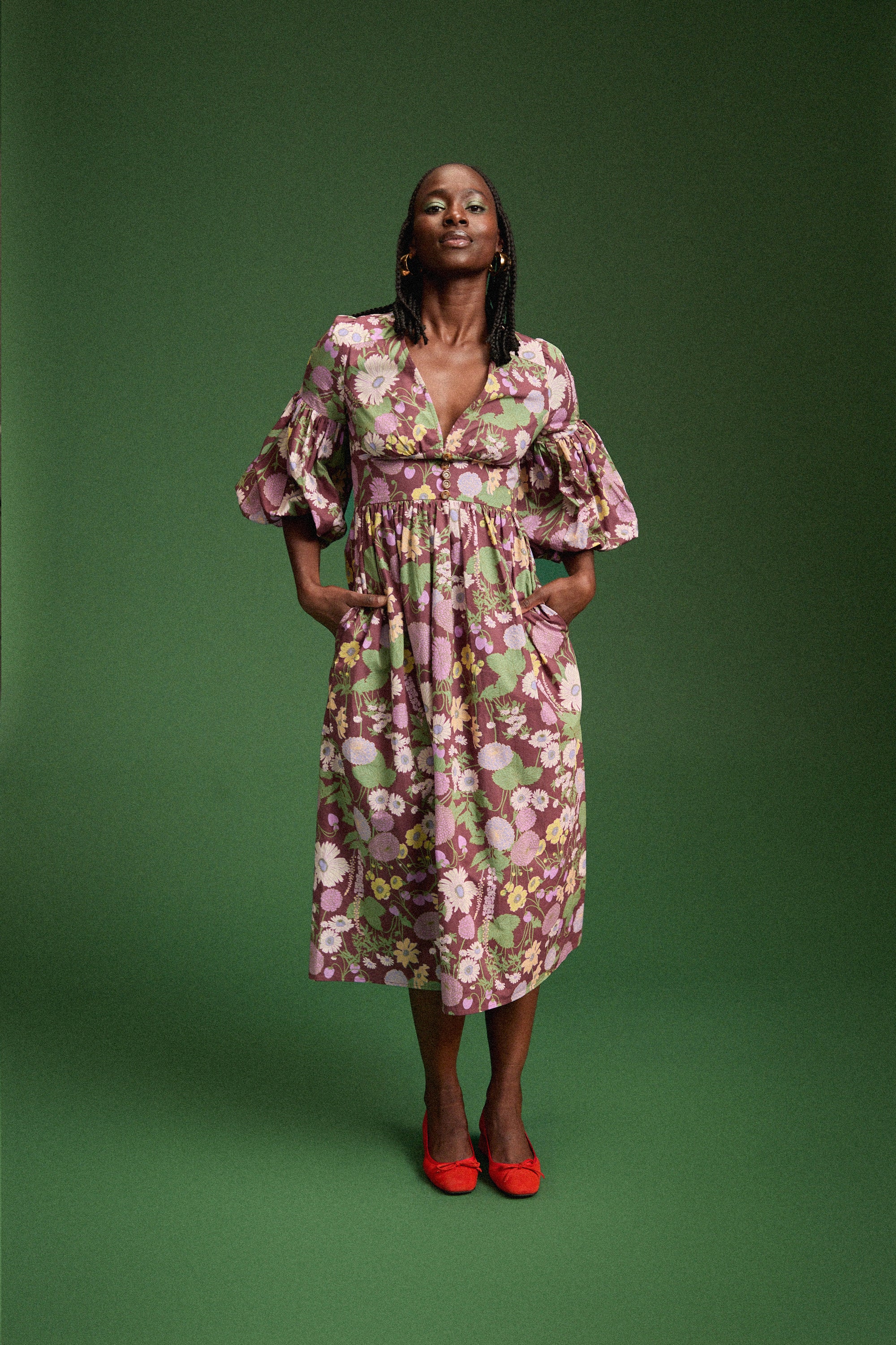 ROBE LEANDRA AUTUMN FLOWER MARKET - Image 3