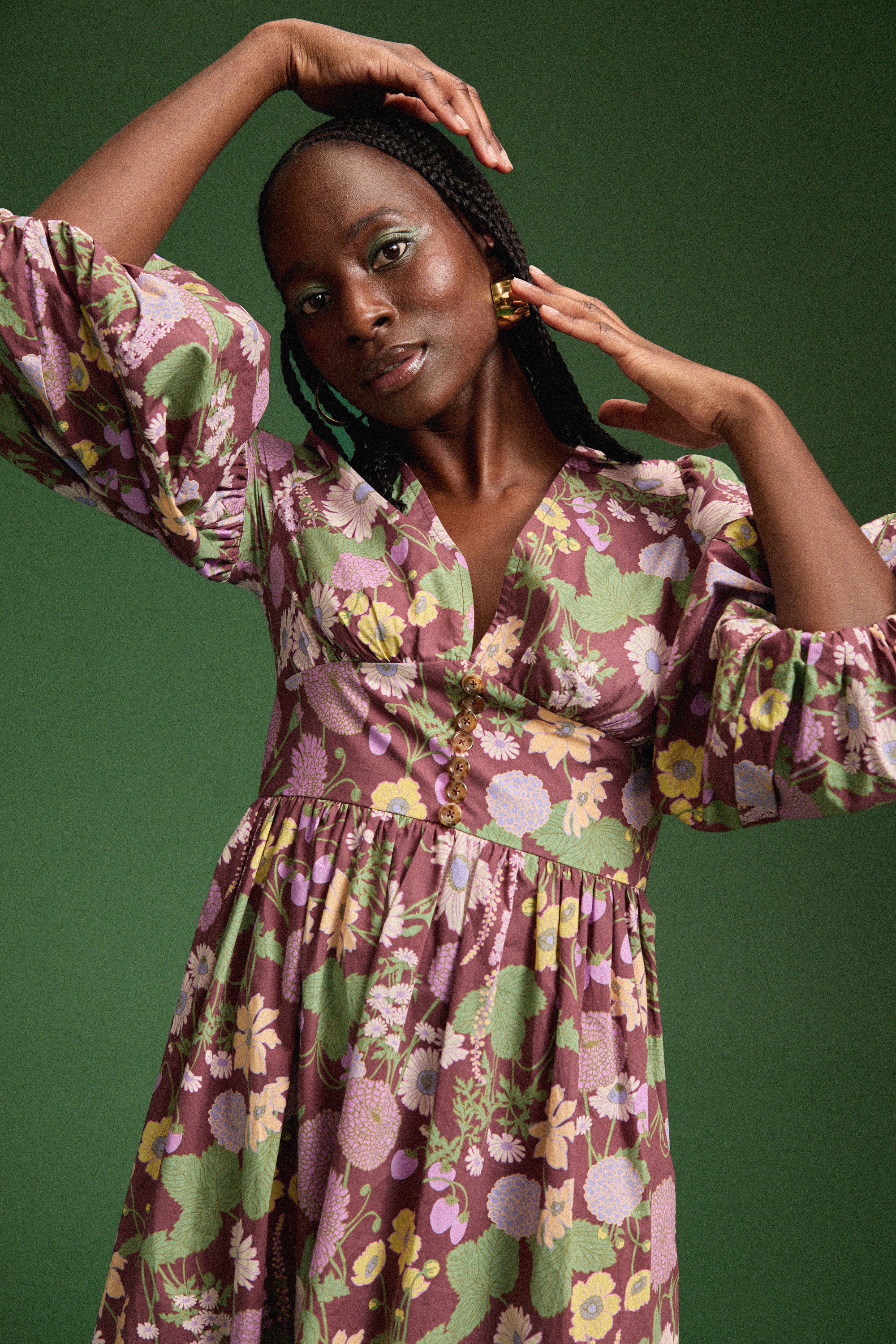 ROBE LEANDRA AUTUMN FLOWER MARKET - Image 4