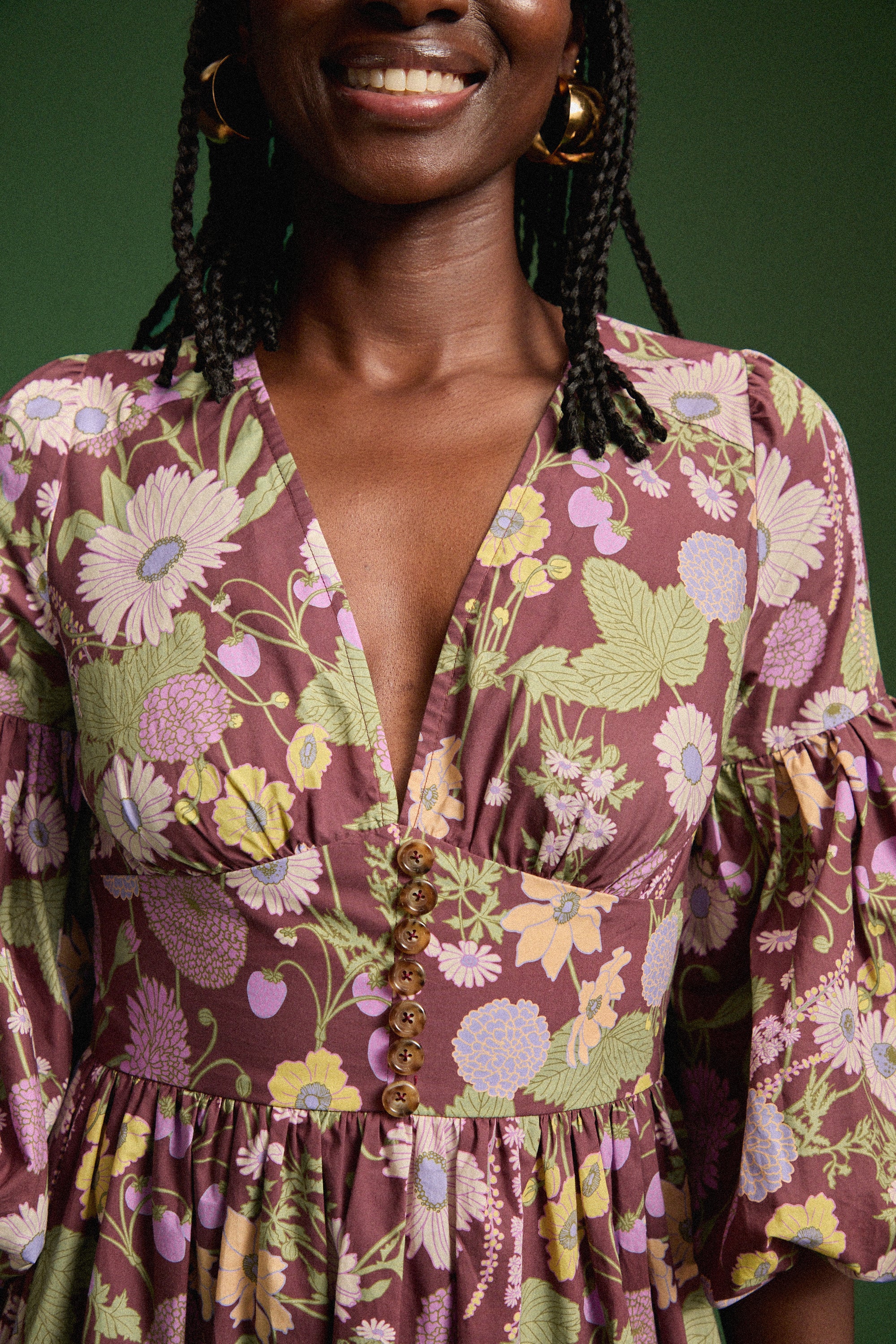 ROBE LEANDRA AUTUMN FLOWER MARKET - Image 5