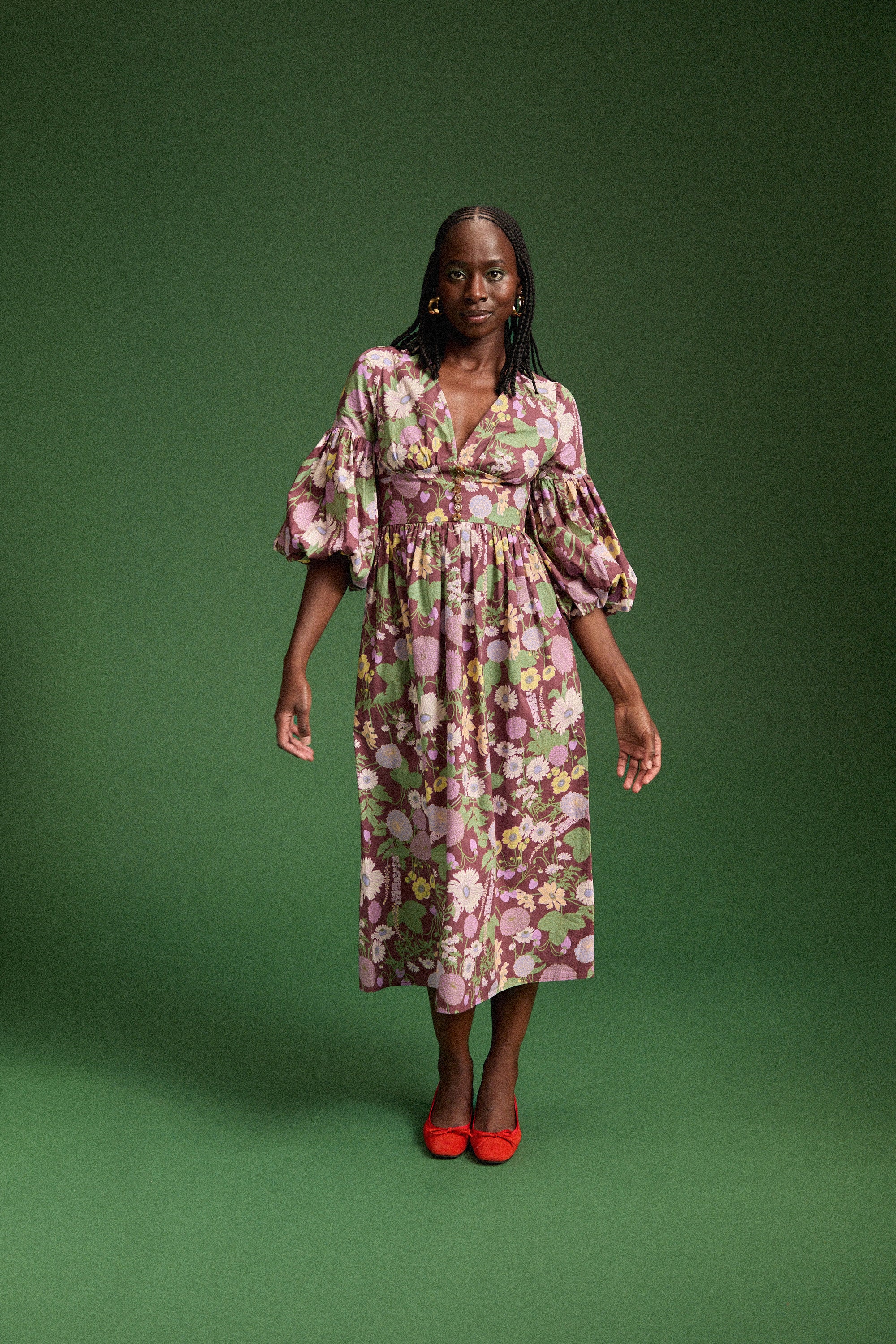 ROBE LEANDRA AUTUMN FLOWER MARKET - Image 6