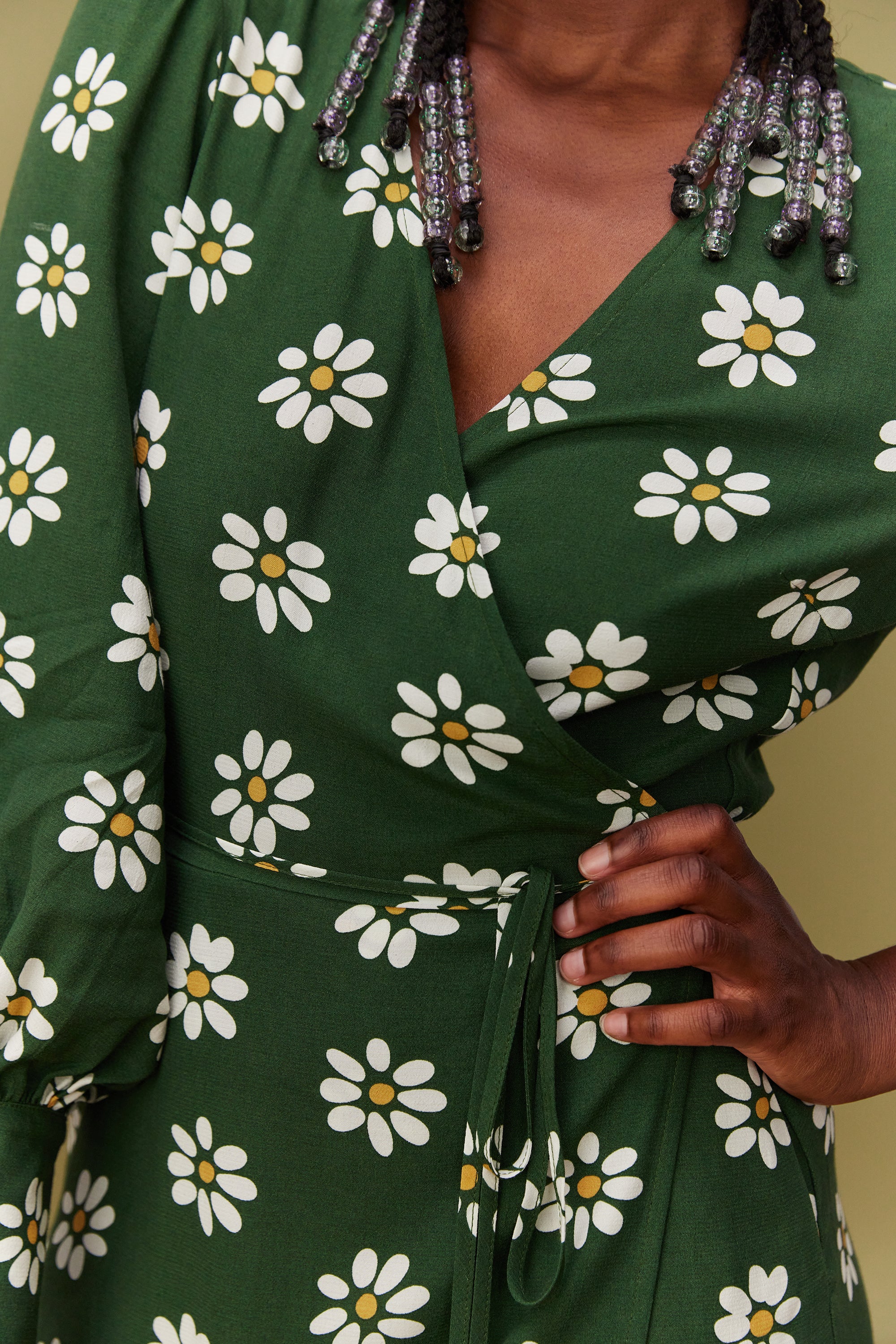 ROBE MARLA GREEN DAISY - Image 7