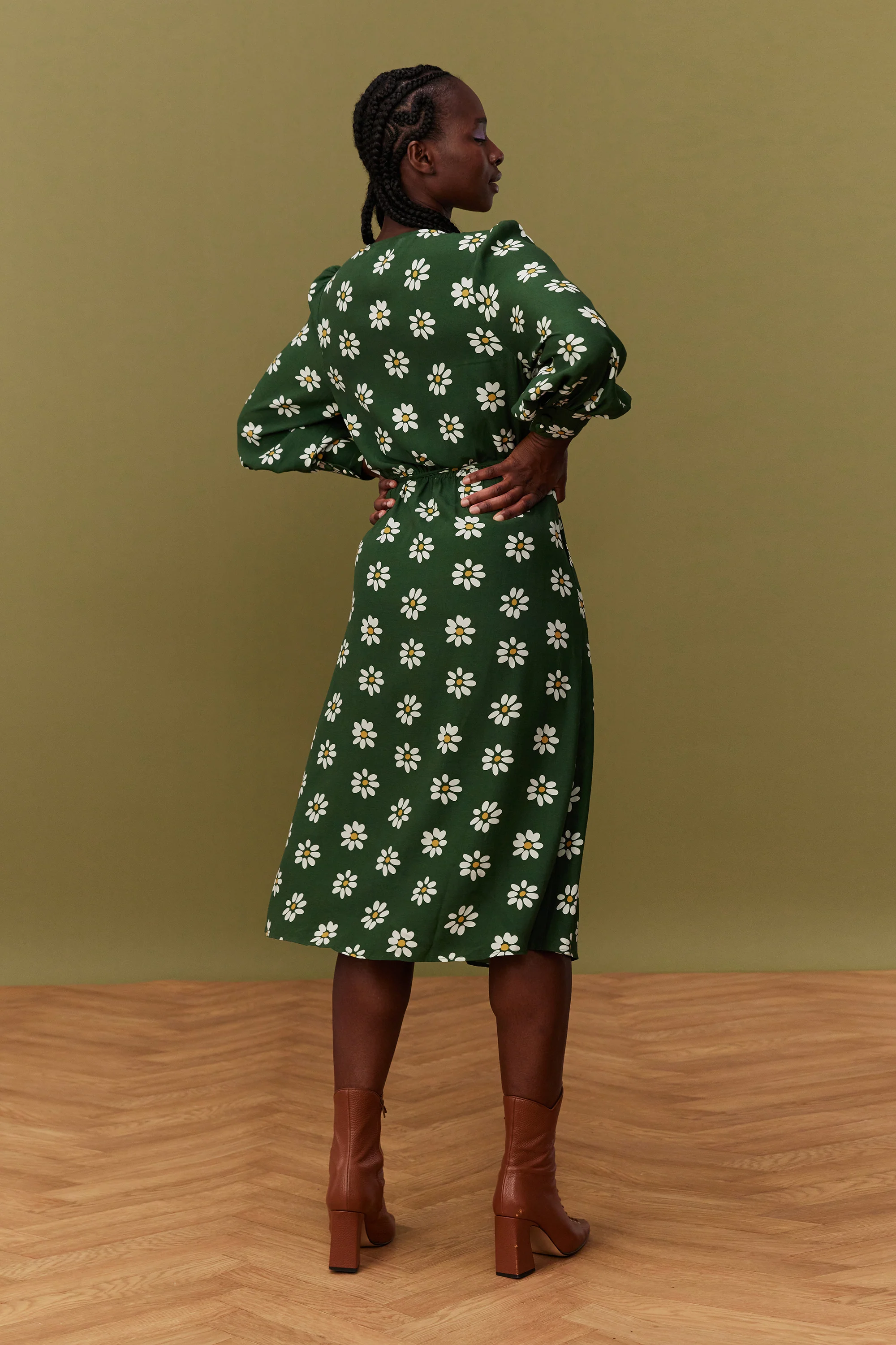 ROBE MARLA GREEN DAISY - Image 9