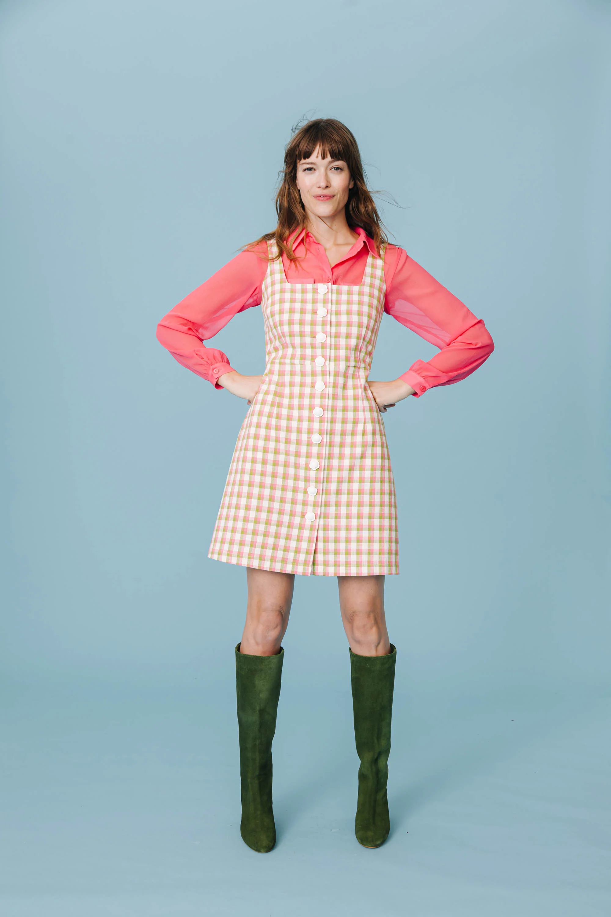 ROBE NELLY VICHY JARDIN ANGLAIS - Image 7