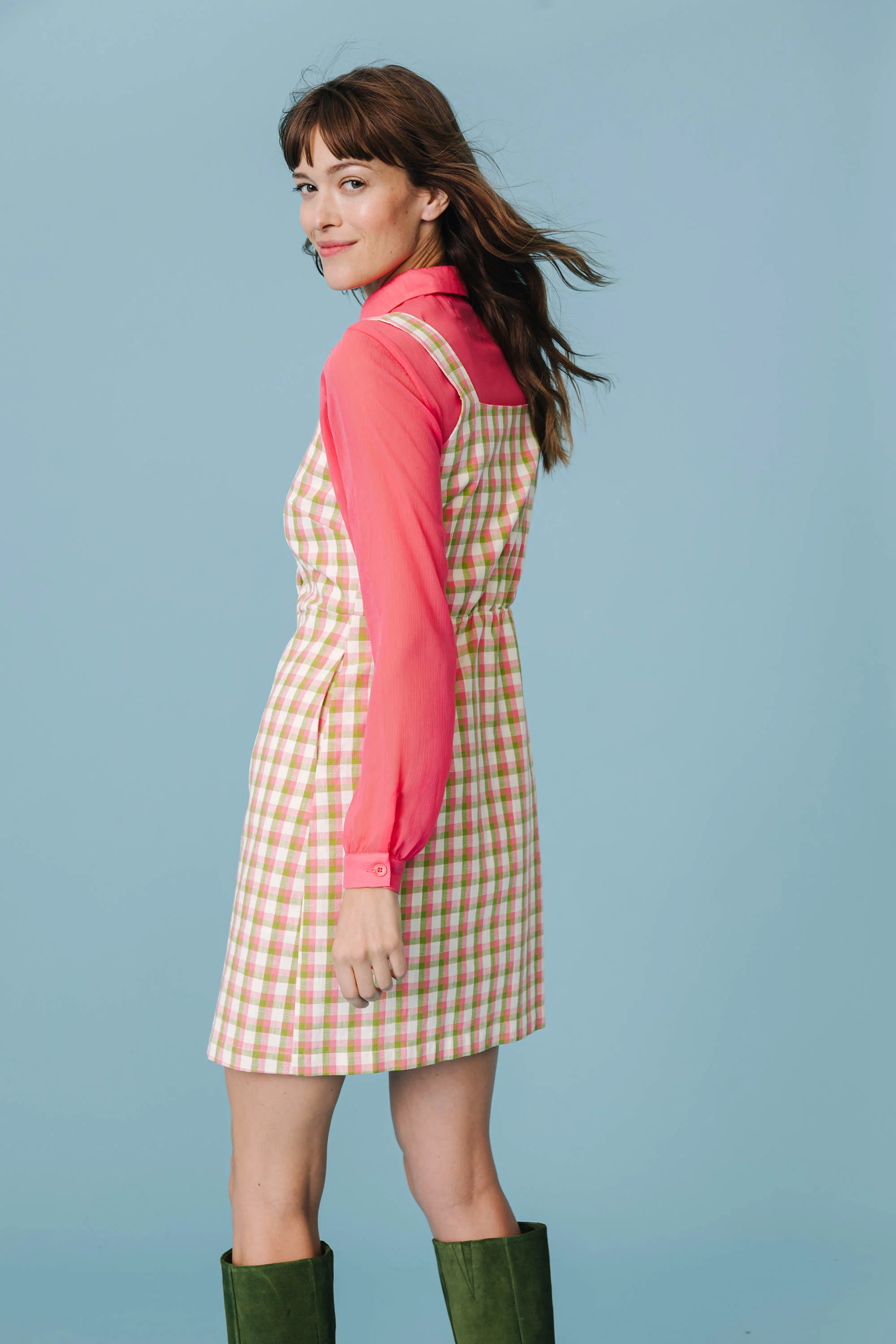 ROBE NELLY VICHY JARDIN ANGLAIS - Image 8