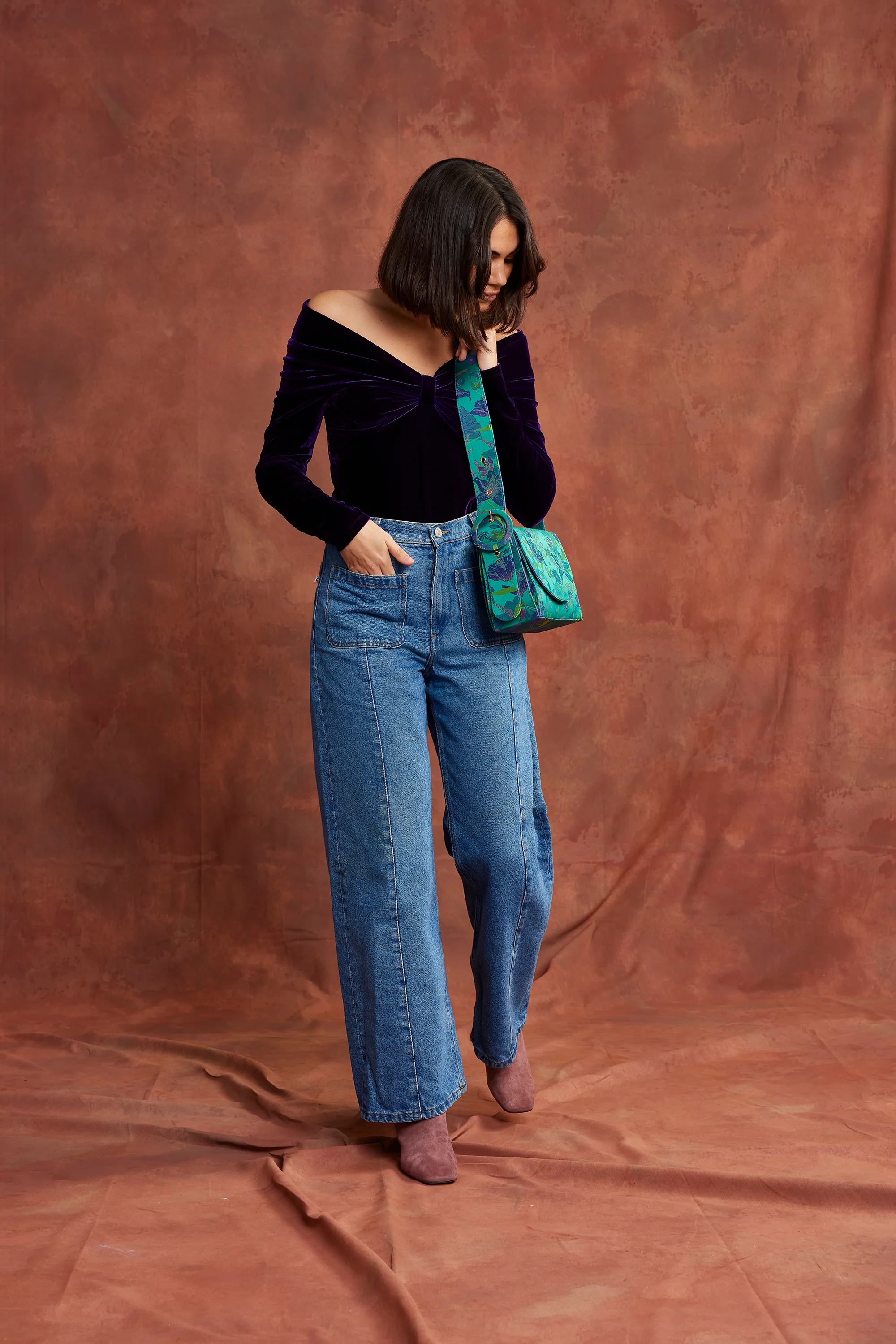 SAC GINA FLEURS DAMASSÉ - Image 4