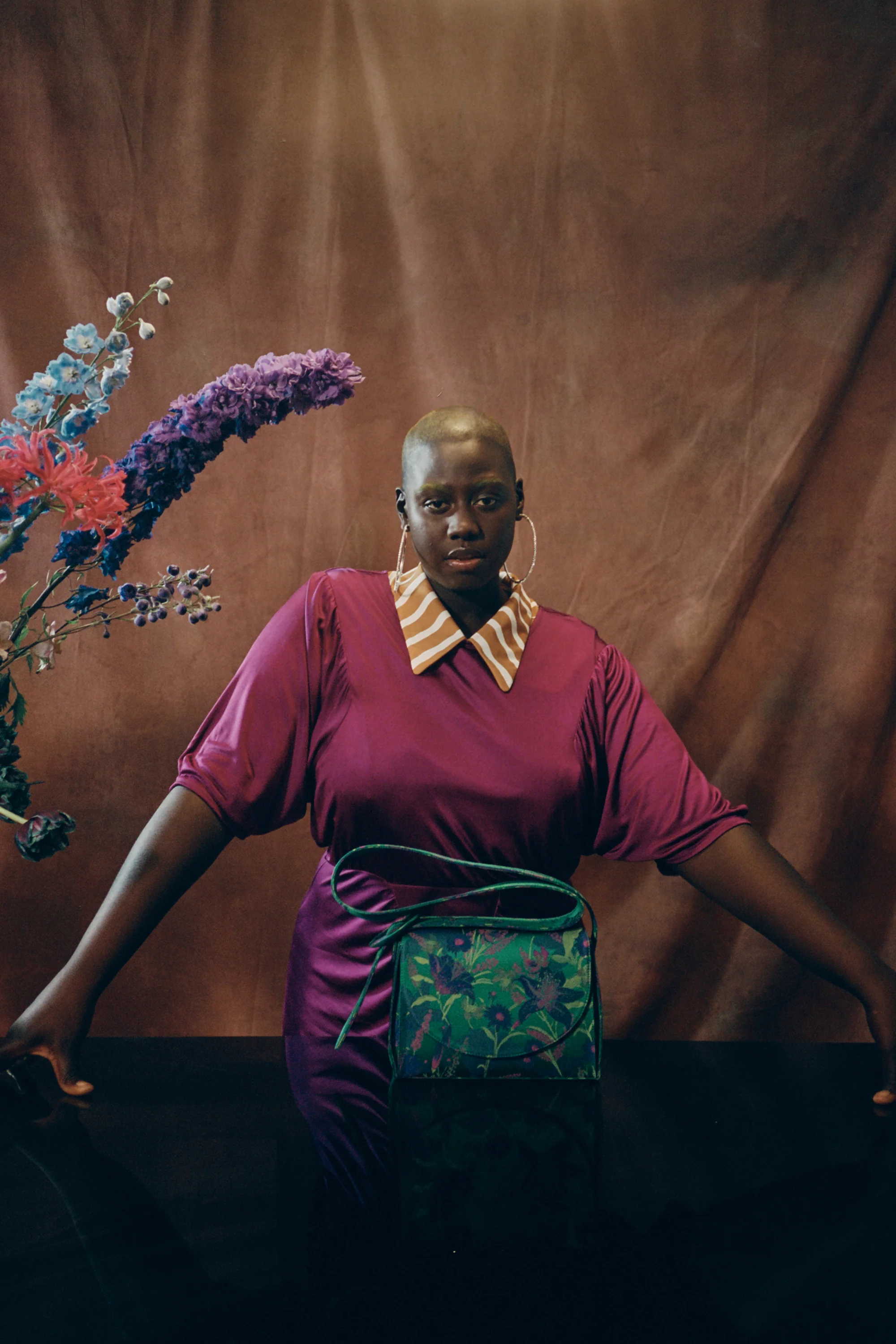 SAC GINA FLEURS DAMASSÉ - Image 5