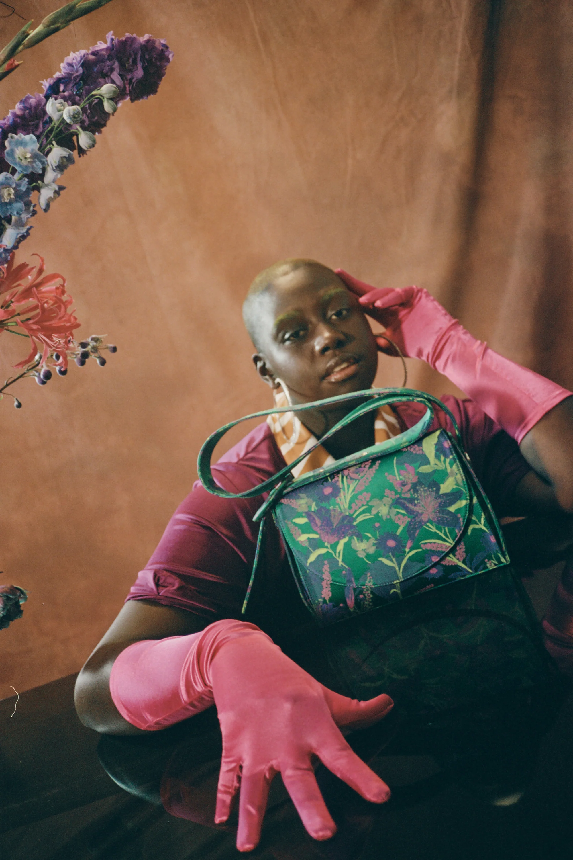 SAC GINA FLEURS DAMASSÉ - Image 6