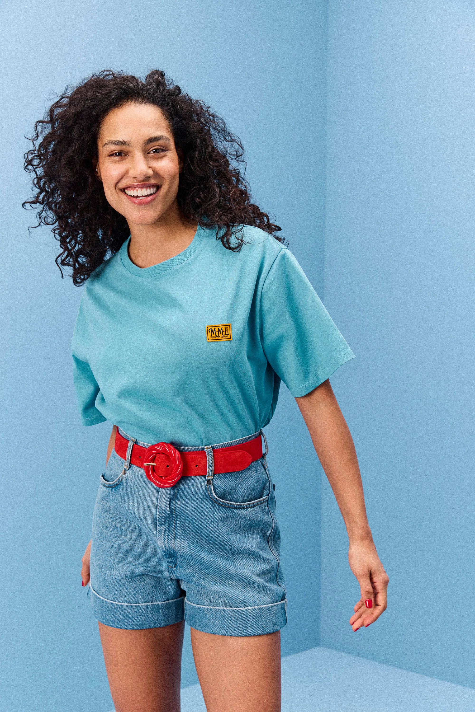 SHORT CARLOTTA LIGHT BLUE - Image 4