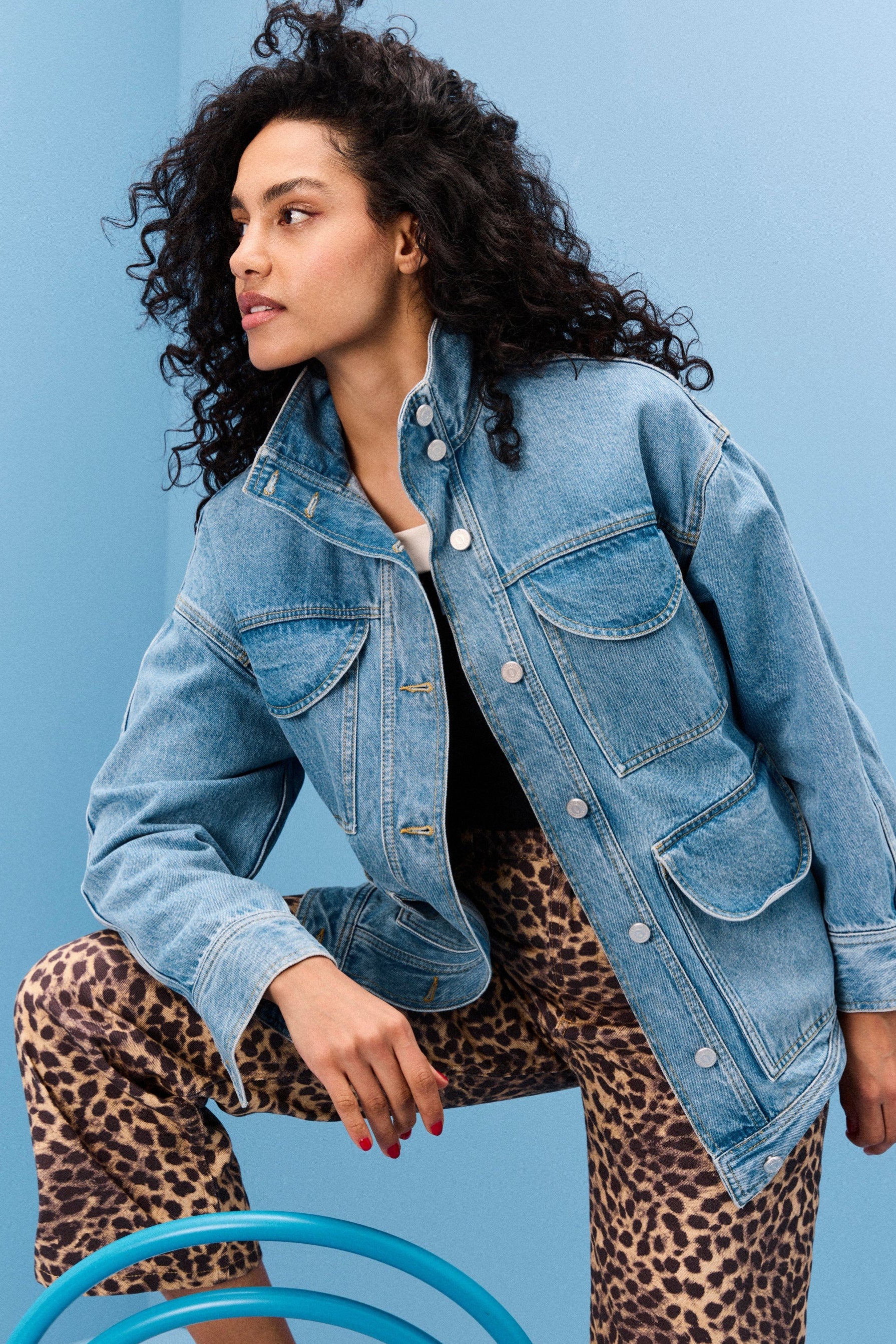 VESTE MAX LIGHT BLUE - Image 5