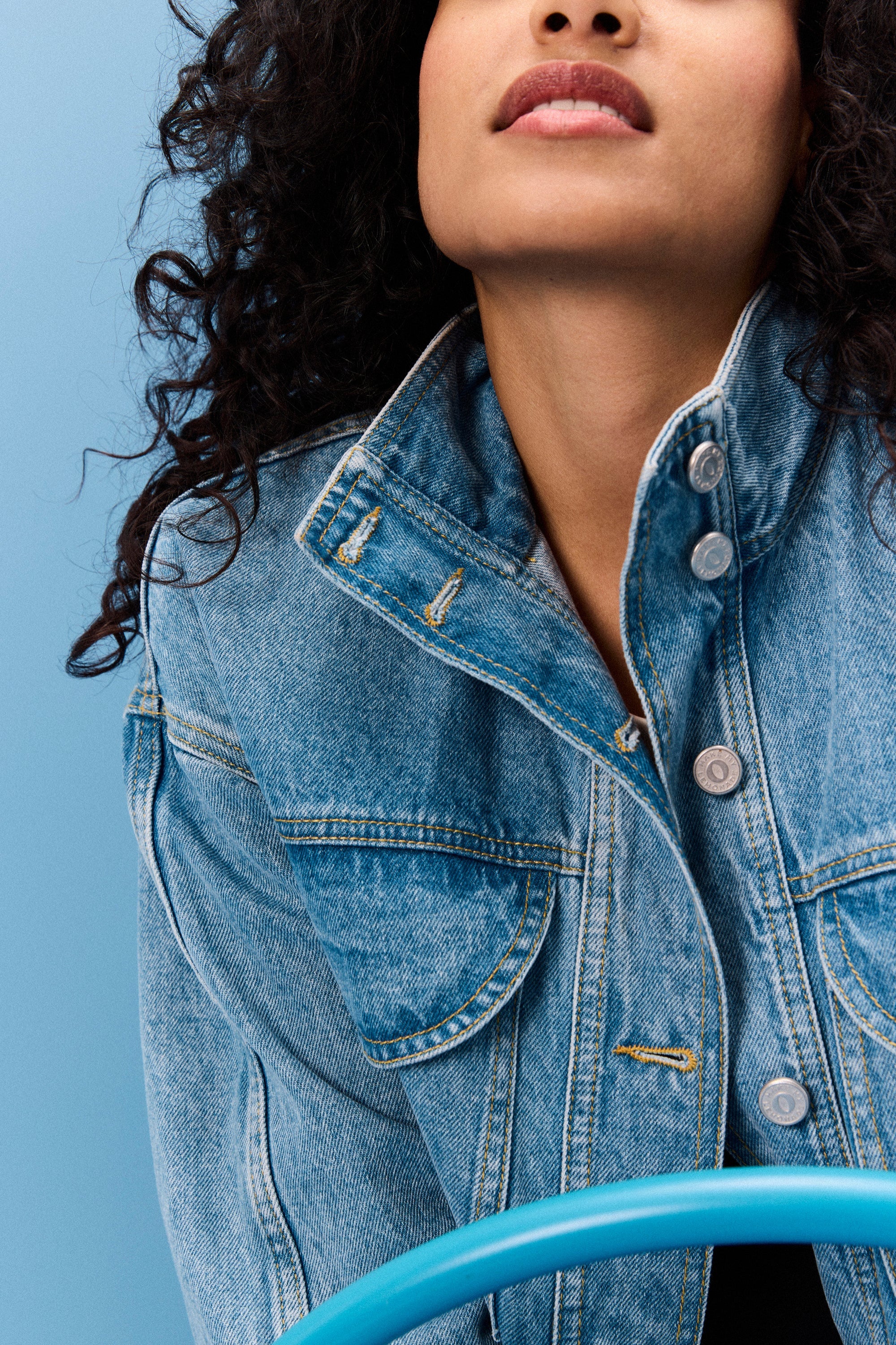 VESTE MAX LIGHT BLUE - Image 7