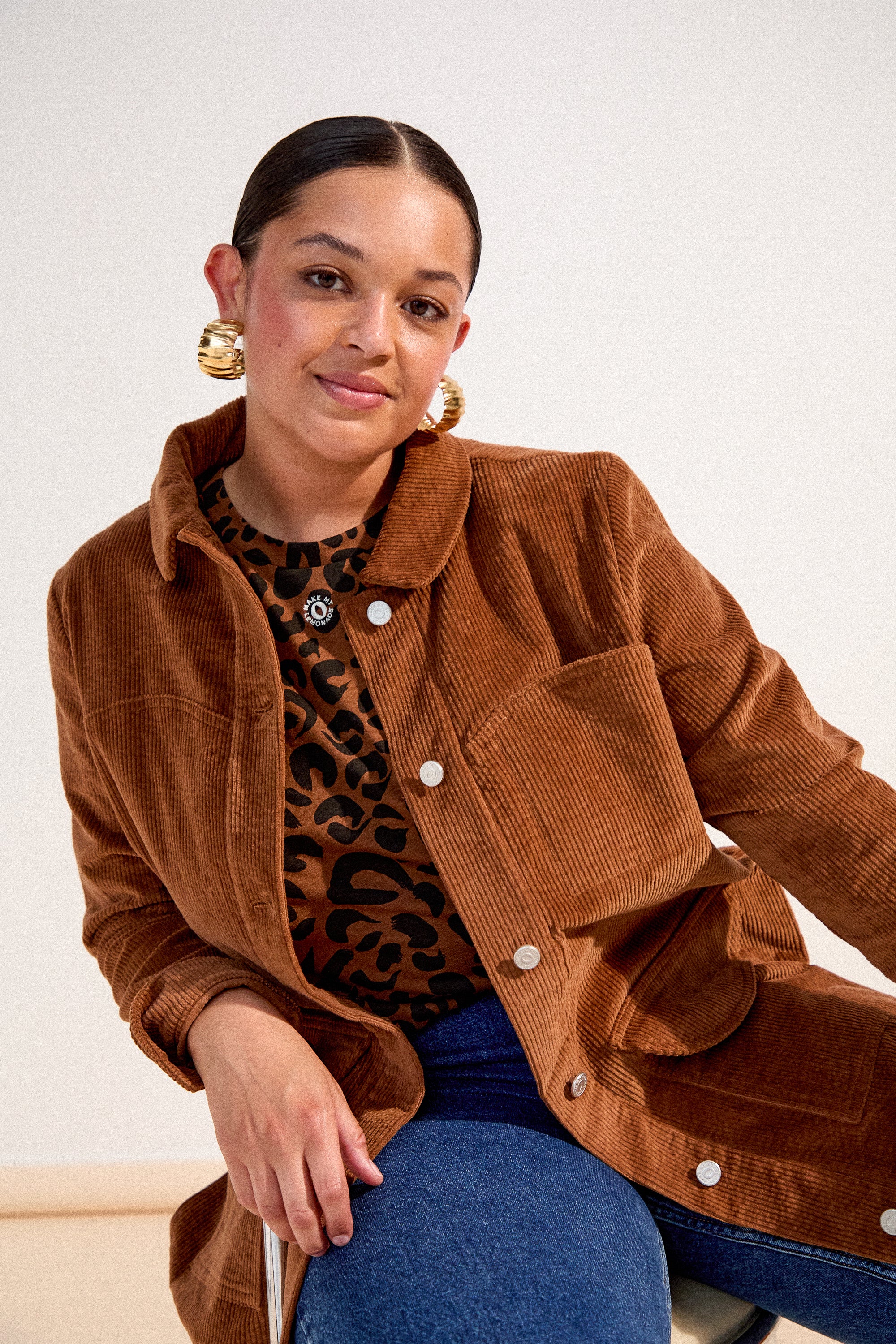 VESTE NINO VELOURS MACCHIATO - Image 3