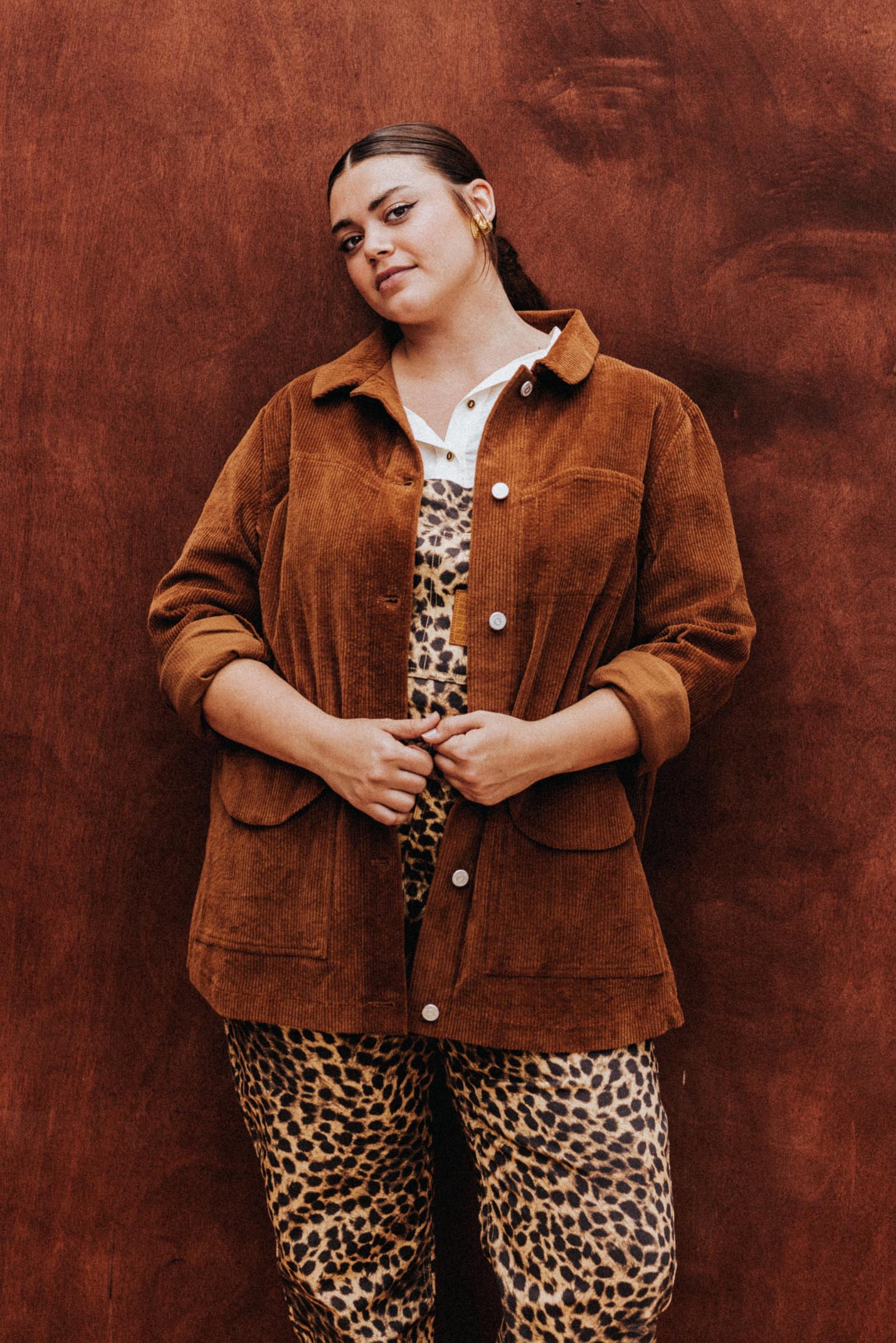 VESTE NINO VELOURS MACCHIATO - Image 5