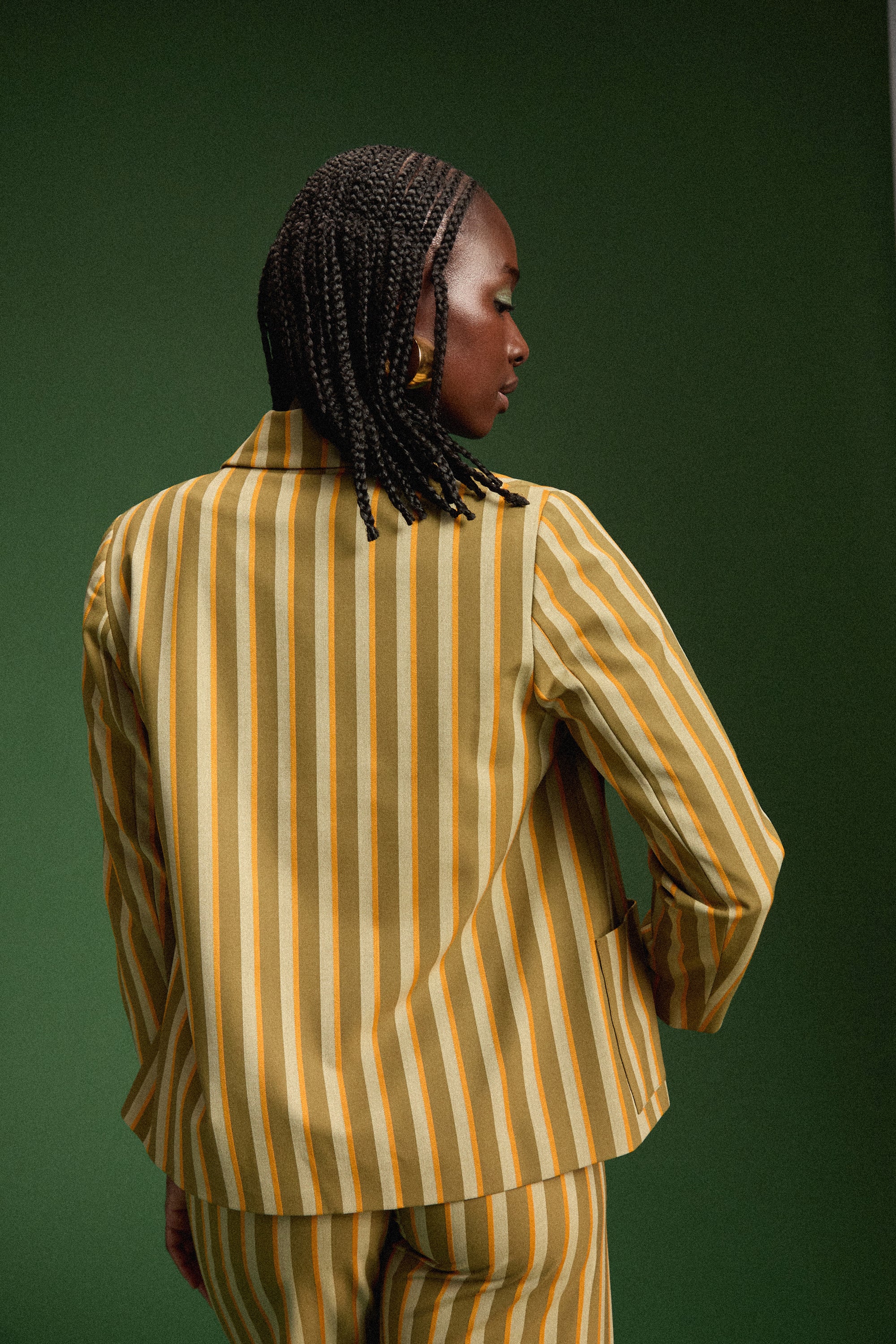 VESTE SOKO RAYURES VERTES - Image 4