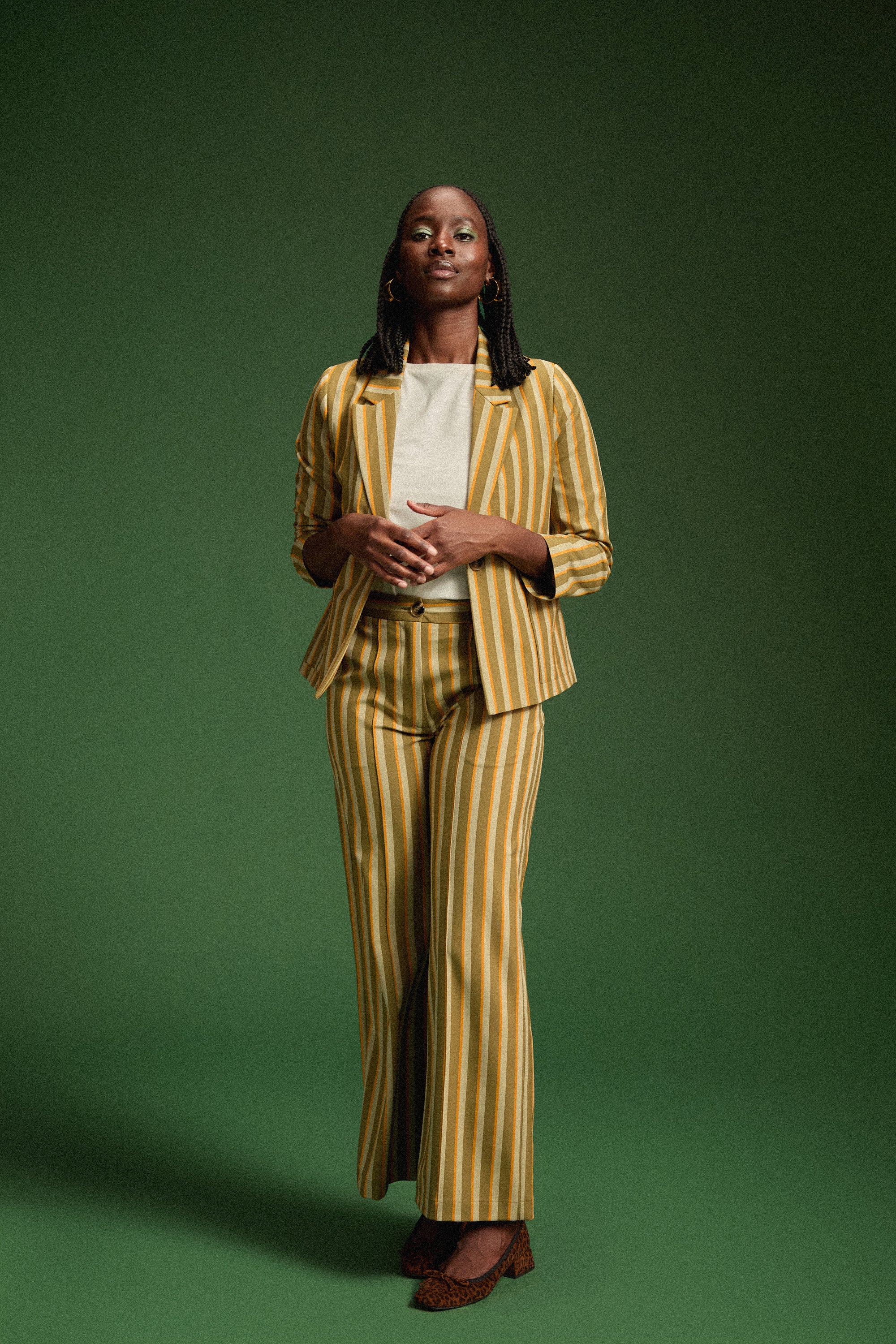 VESTE SOKO RAYURES VERTES - Image 5