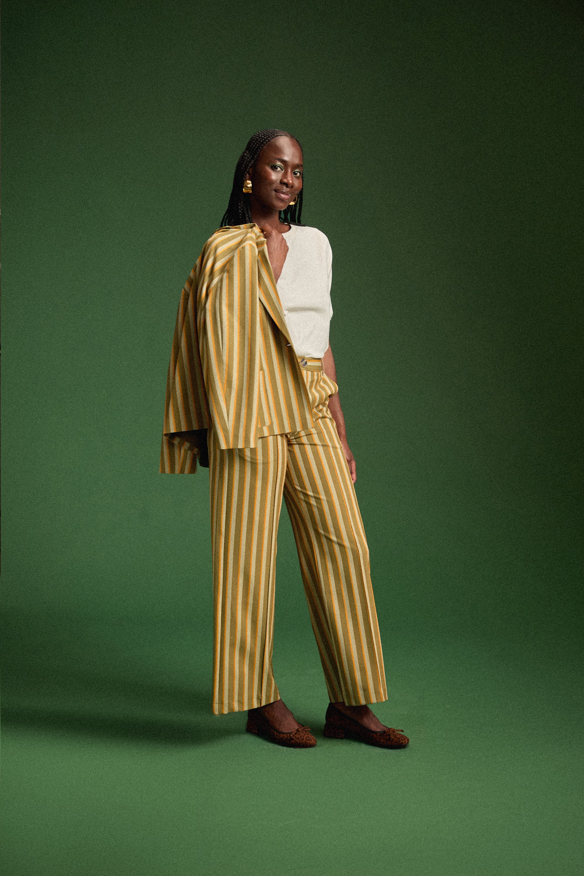 VESTE SOKO RAYURES VERTES - Image 6