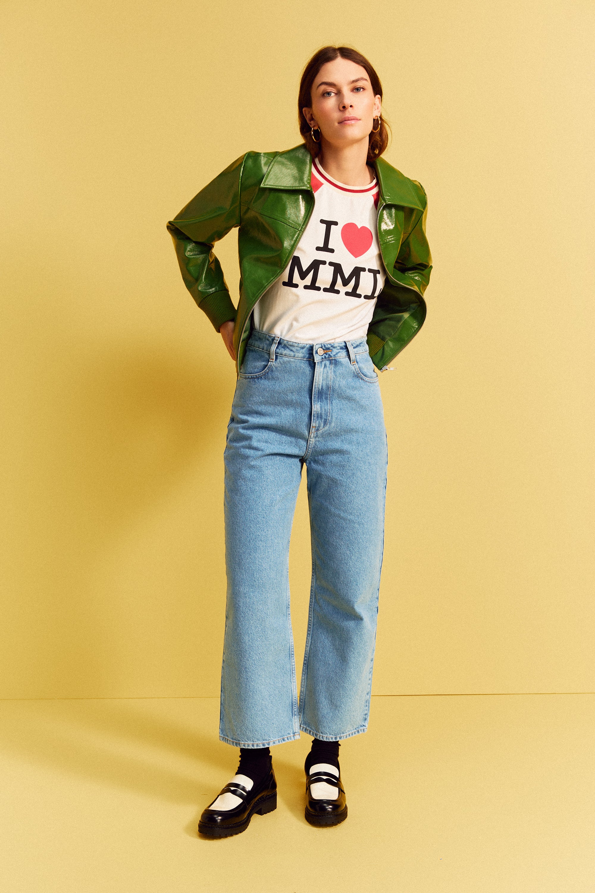 VESTE WILLY VINYLE OLIVE - Image 4